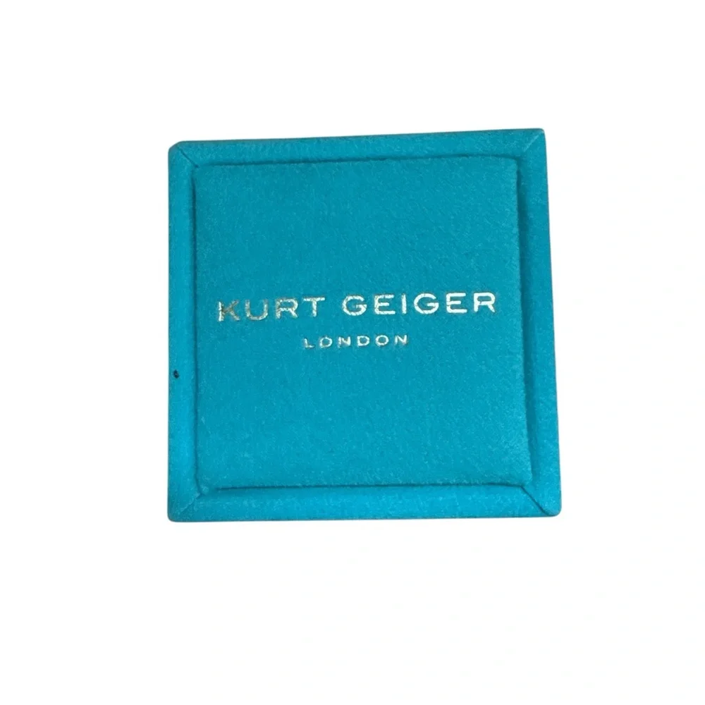 Kurt Geiger Multicolor Crystal Eagle Ring, Gold and Red Cocktail Ring. Box inc.